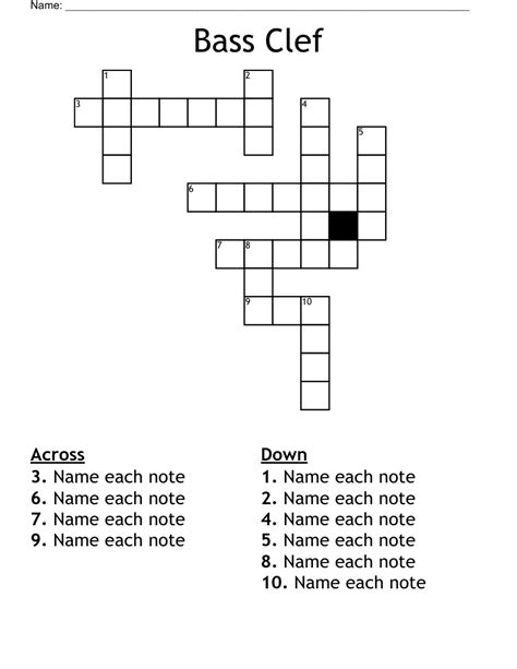 bass crossword|bass staff symbol crossword.